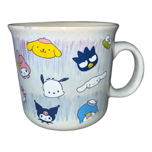 Sanrio Hello Kitty Friends 20 oz Ceramic Coffee Mug Melody Cinnamoroll Keroppi - Picture 1 of 5